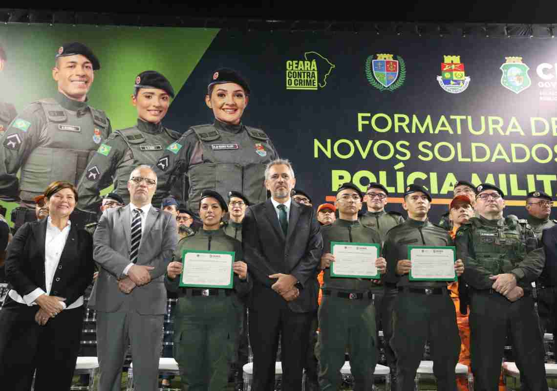 175 novos policiais militares reforçam a segurança do Ceará